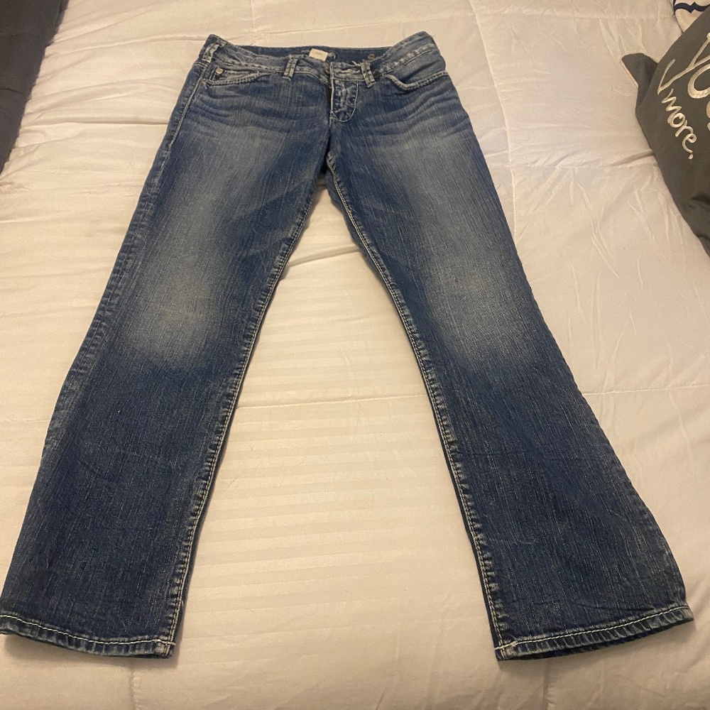 Silver suki capri
